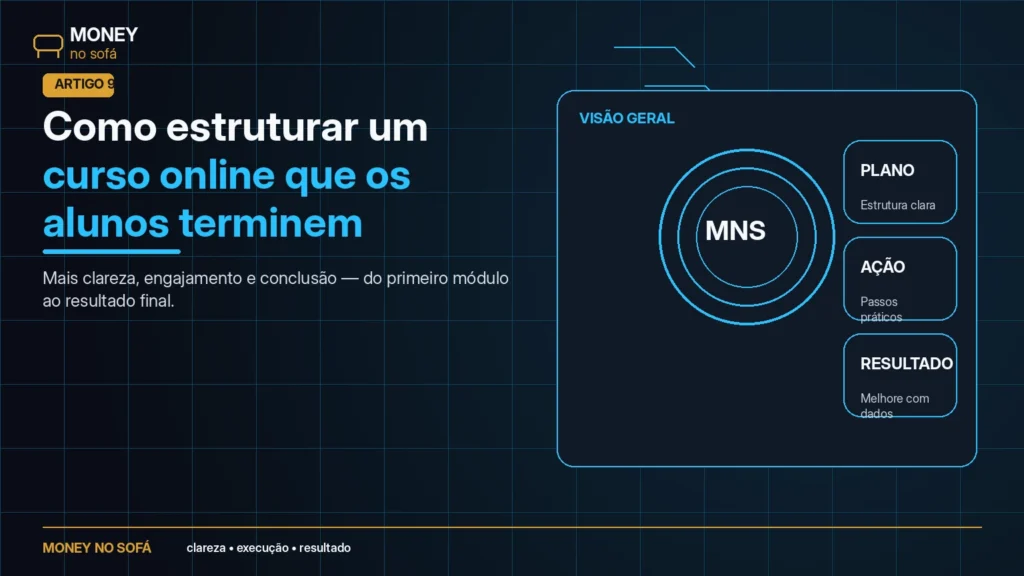 Como estruturar um curso online que os alunos terminem